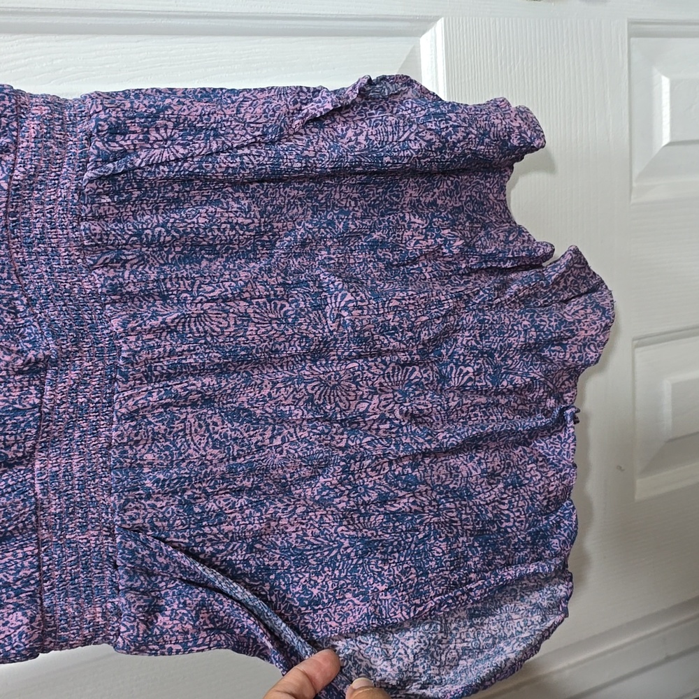 Ecote Blue and Pink Romper Woman's Size L - Picture 6 of 12
